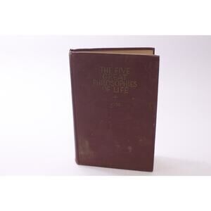 Five Great Philosophies, Hyde, 1945, Macmillan, Hardcover, ~ 251227-WH 1254